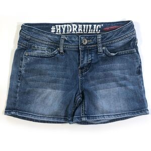 Hydraulic Lola Curvy Denim Shorts Low Rise Stretch